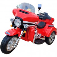 12V Kids Ride On Police Motorcycle Tricycle Motorbike with Siren Lights, Walkie Talkie